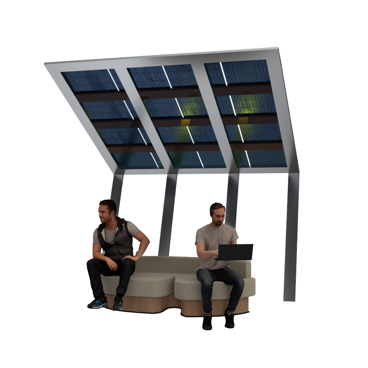 Solar Tree Light View