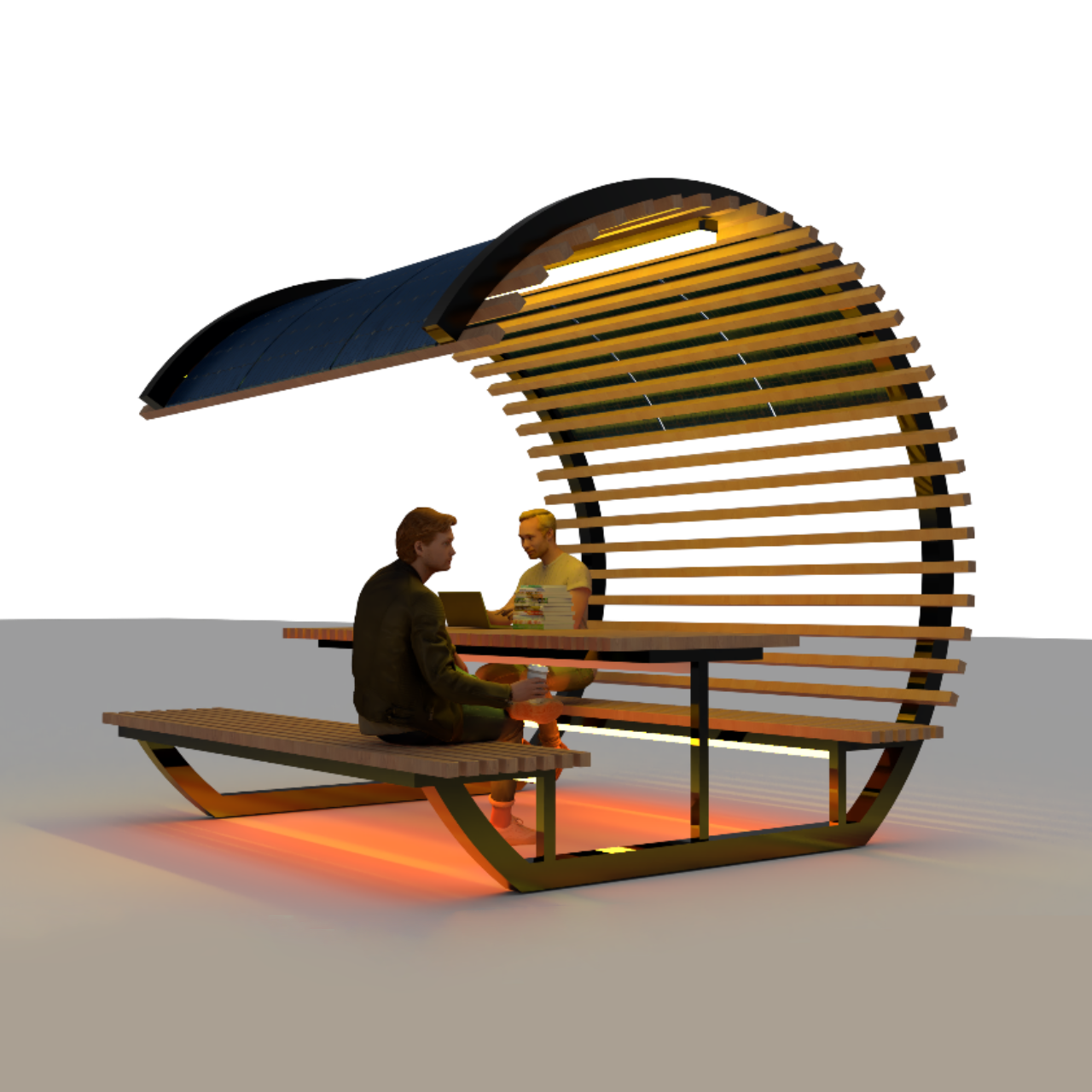 Solar Tree Light View