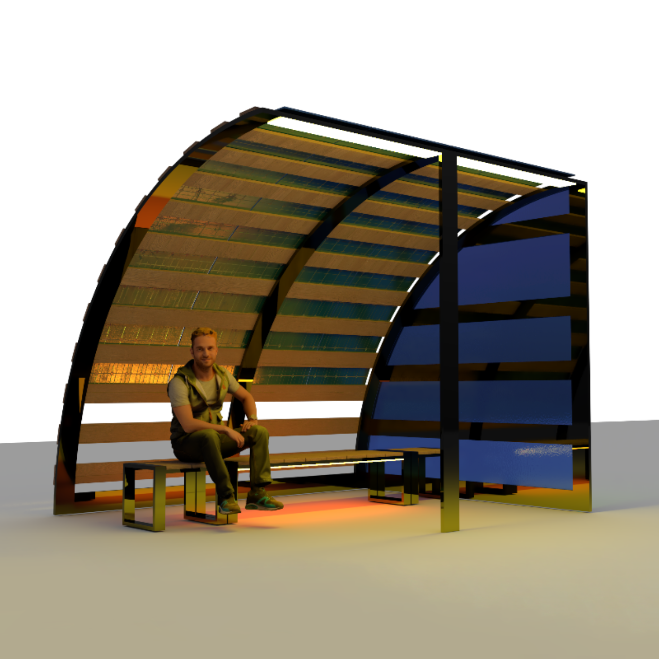 Solar Tree Light View