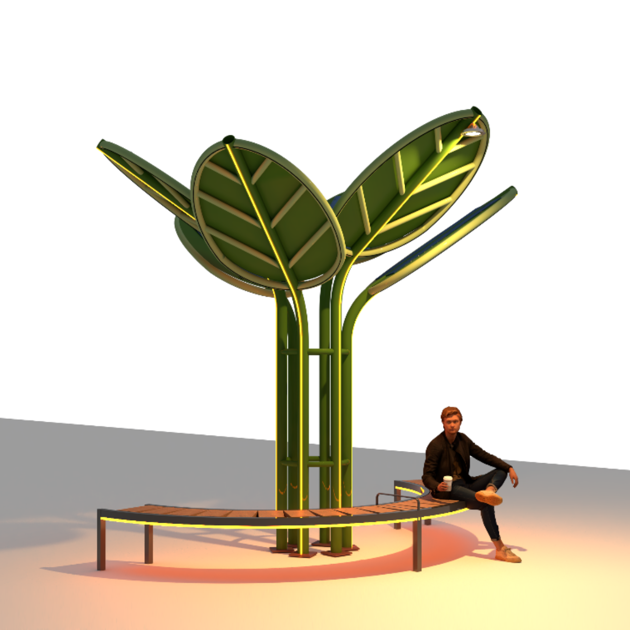 Solar Tree Light View