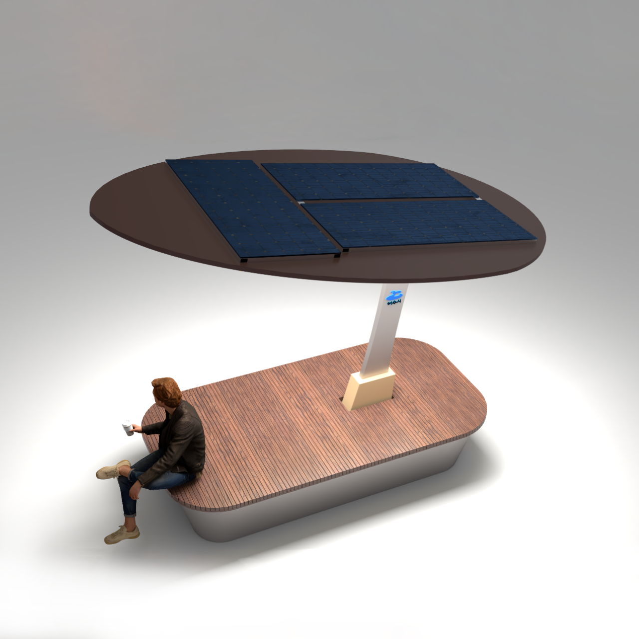 Solar Tree Light View