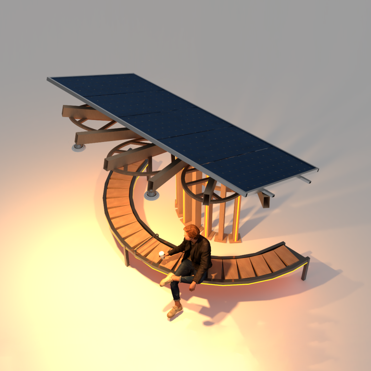 Solar Tree Light View